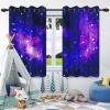 SDOTPMT 66 x 160 cm Fantasy Starry Galaxy Window Curtains, Blackout, 2 Panels view 2