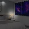SDOTPMT 66 x 160 cm Fantasy Starry Galaxy Window Curtains, Blackout, 2 Panels view 4
