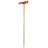 NATWEE Mahogany Solid Wood Walking Cane with Non-Slip Tip view 1