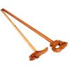 NATWEE Mahogany Solid Wood Walking Cane with Non-Slip Tip view 2