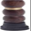NATWEE Solid Wood Walking Cane, Mahogany and African Ebony, for Men and Women view 3