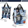 Vnurnrn Cool Bren Basketball Boy Mom Diaper Bag, Large-Capacity Travel Backpack view 3