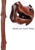 NATWEE Wooden Walking Cane for Men and Women, Hand-Carved Dragon Head Handle with Moving Beads, for an Active Outdoor Lifestyle view 3