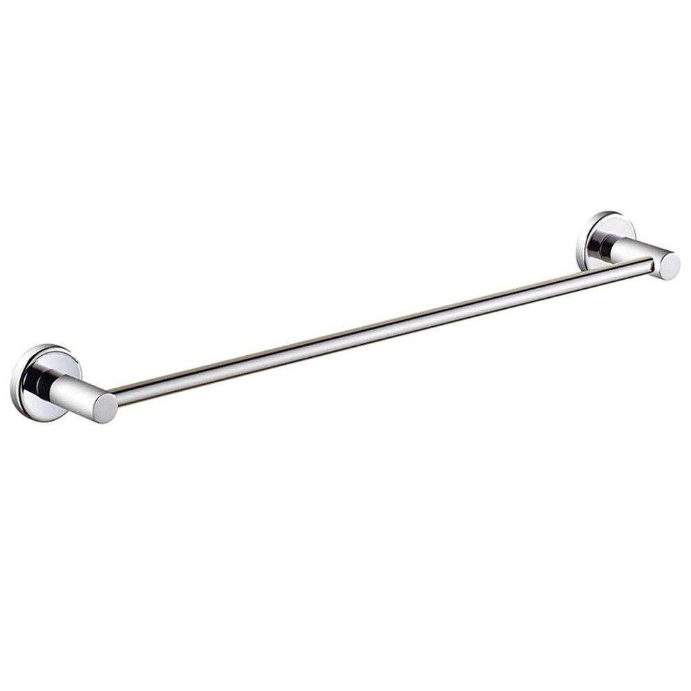 Stainless Steel Wall-Mounted Towel Holder for Bathroom and Kitchen, Polished Silver Finish (Size: 110 cm)