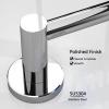 Stainless Steel Wall-Mounted Towel Holder for Bathroom and Kitchen, Polished Silver Finish (Size: 110 cm) view 3