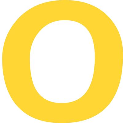 Kleckerliese Number Sticker, 20 cm, Single Yellow 0