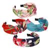 Boho Floral Knotted Fabric Headbands, 4-Pack for Women view 1