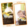 Warmhm Artificial Bird Nest with Bird Figure and Eggs view 2