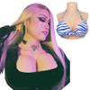 ALZRGORA Silicone Breast Plate, B–H Cup, for Drag Queens and Crossdressers view 1