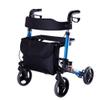 NATWEE Walker Wheel Walker for Seniors, Foldable Walker with Seat, 4-Wheel Rollator, Deluxe Aluminum Handles view 1