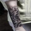 2-Piece Herbal Tattoo Stickers, Wave Arm Design, for Men and Women view 3