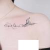 2-Piece Mermaid Tail Semi-Permanent Tattoo Stickers view 4