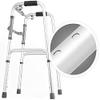 Medical Deluxe Folding Walker for Older Adults, Adjustable and Lightweight, 4-Leg Aluminum Walker, 75–93 cm, 150 kg Capacity view 3