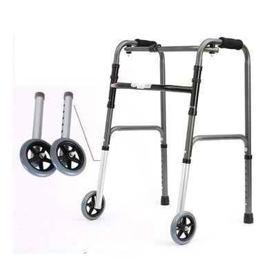 NATWEE Senior Walker, Foldable 2-Wheel Rollator, Height-Adjustable Mobility Aid – It's So Kind of You