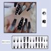 Greethga Black Gradient Diamond Press-On Nails view 2