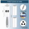 Omtofo 15-Pack Lint Rollers with 2 Handles, 900 Extra-Sticky Sheets view 2