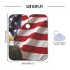 RPLIFE Vintage Hand-Drawn Fish Hair Salon Styling Cape, Waterproof, 64.9 x 55.1 in, American Flag with Eagle, One Size view 3