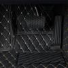Custom Car Floor Mat Set for Mercedes W222 2014–2017, Black/White view 3