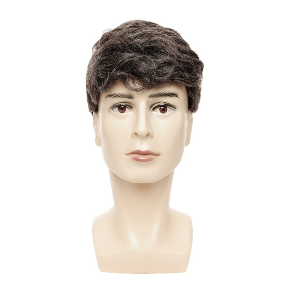 FIONEL Short Synthetic Hair Wig/Toupee for Women and Men