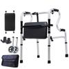 NATWEE Adult Deluxe Lightweight Foldable Medical Walker with Storage Bag view 1