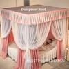 CENAP Deluxe Bed Canopy with Mounting Brackets, Four-Season Curtain for Single and Double Beds, 1.5 m/1.8 m/2 m/2.2 m view 4