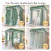 CENAP Luxury Floor-Standing Bed Canopy, Double-Layer 360° Bed Curtain view 4