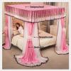 CENAP Bed Canopy with Mounting Bracket, Luxury Four-Season Bed Curtain for 1.5 m/1.8 m/2 m Single or Double Beds, Easy to Install, Green 1 view 4