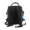 Ocean Dolphin Looking At You Printed Diaper Backpack, Black, One Size view 3