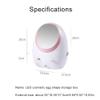 Geruwam Cosmetic Makeup Organizer for Bedroom, 360° Rotating Cover, Makeup Organizer for Vanity, Highly Transparent Mirror, Makeup Sponge Storage Box with Exquisite Handle view 2