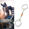 Fabater All-Purpose Loose Ring Snaffle Bit for Horses, Stainless Steel, Apple Flavor view 2