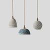 FanXus White Ceramic Pendant Light, Modern Minimalist Single-Head Hanging Chandelier for Kitchen Islands and Restaurants, Made in China view 4