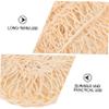 minkissy 2-Piece Handmade Sisal Body Brushes, Beige, Lightweight and Portable view 3