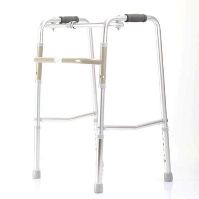 NATWEE Folding Standard Walker with Height-Adjustable, Non-Slip Legs