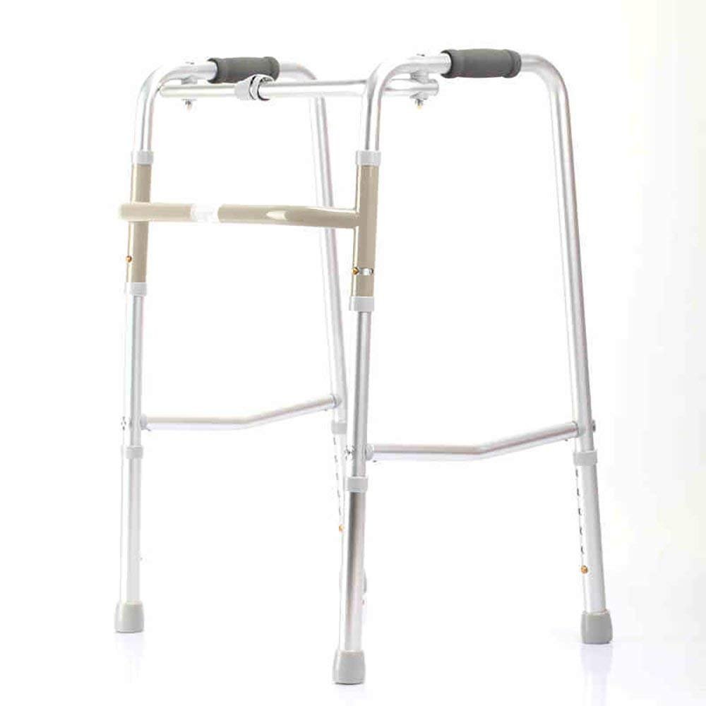 NATWEE Folding Standard Walker with Height-Adjustable, Non-Slip Legs
