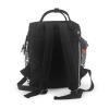Abstract Zebra Pattern Diaper Bag, Unisex, Black, One Size view 3