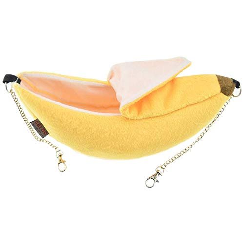 Graootoly Pet Banana Bed Hammock Small Animal Nest