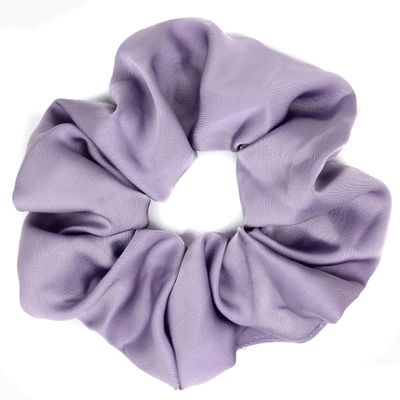 Mytoptrendz Large Luxury Satin Scrunchie, Purple