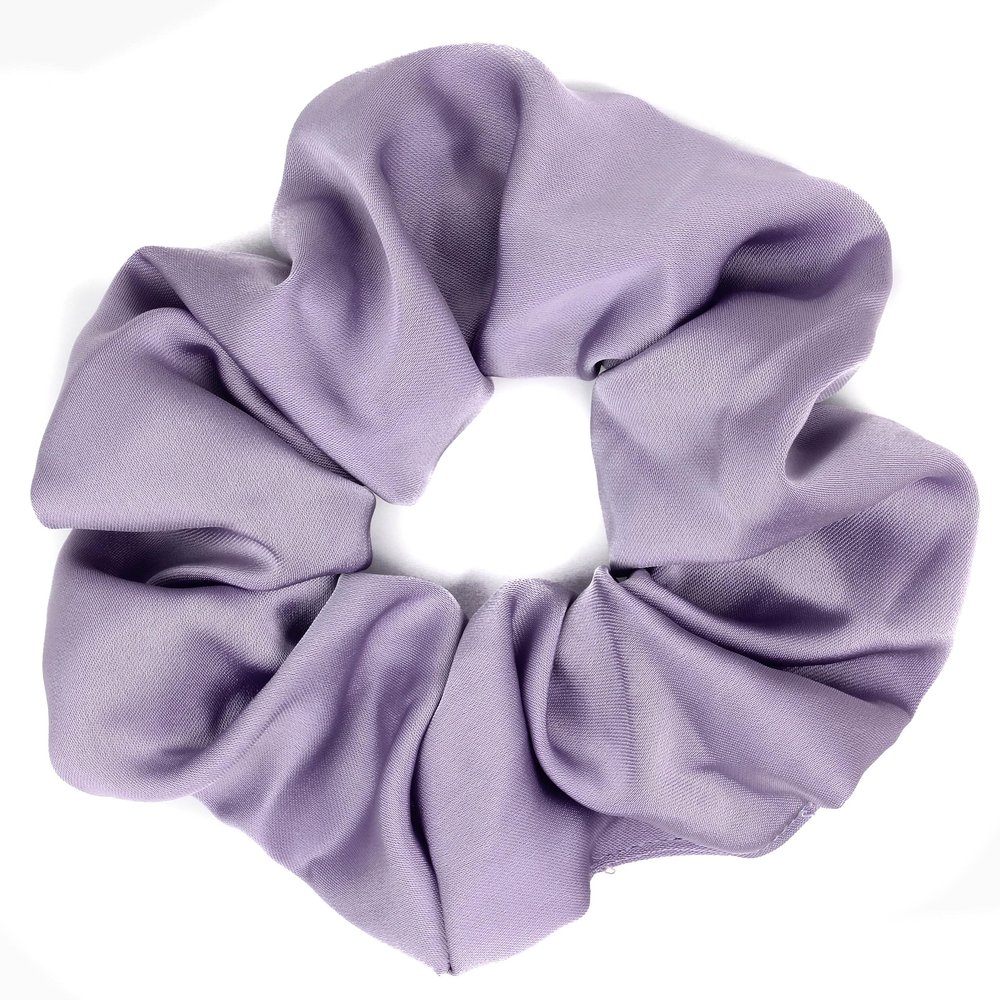 Mytoptrendz Large Luxury Satin Scrunchie, Purple