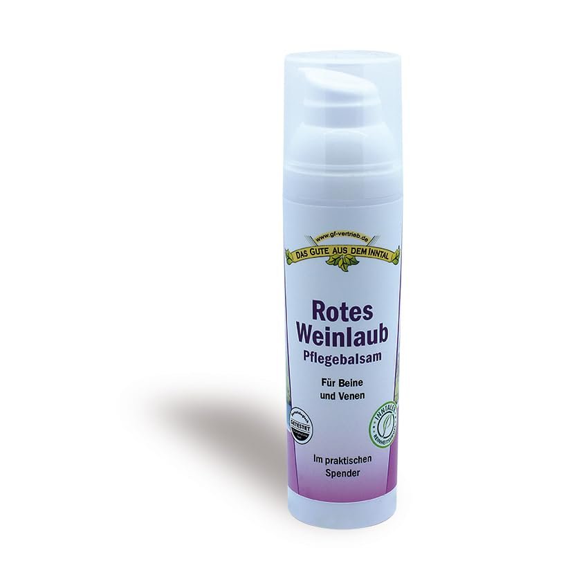 Red Vine Leaf Care Balm, 75 ml Dispenser, for Legs and Veins