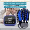 Rehabilitation Robotic Glove, Finger Training Orthosis for Hand Function Disorders (Right, L, Blue) view 2