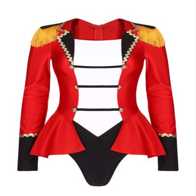 Women's Sexy Circus Ringmaster Costume, Red