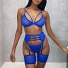 Women's Babydoll Teddy Bodysuit with Deep V-Neck and Open Crotch view 2