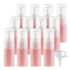 BPZXL 100 Pack 10 ml Pink Plastic Refillable Lotion Pump Bottles view 1