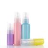 BPZXL 100 Pack 10 ml Pink Plastic Refillable Lotion Pump Bottles view 3