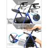 Folding Rollator Walker with 4 Wheels, Seat and Bag view 2