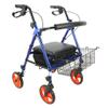 Folding Rollator Walker with 4 Wheels, Seat and Bag view 3
