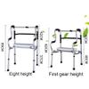 NATWEE Rollator Walker with Padded Seat, Lightweight and Foldable Mobility Aid view 3