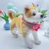 Newtensina Soft Dog Collar with Floral Decoration for Small Dogs - Pink - XS view 3