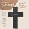 CHRISCK design Slate Cross with Personalized Engraving, 21.5 x 30 cm view 2