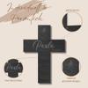 CHRISCK design Slate Cross with Personalized Engraving, 21.5 x 30 cm view 3